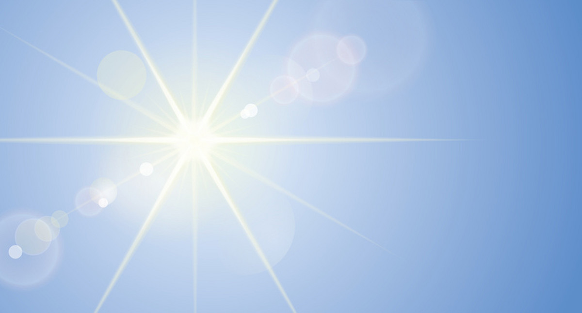Himmel mit Sonne